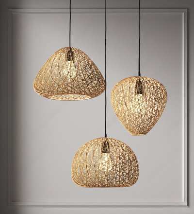 侘寂吊灯3D模型下载